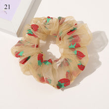 Load image into Gallery viewer, Sweet Embroidery Flowers Mesh Scrunchies Women