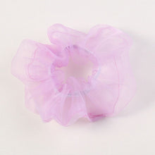 Load image into Gallery viewer, Sweet Embroidery Flowers Mesh Scrunchies Women