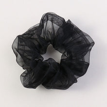 Load image into Gallery viewer, Sweet Embroidery Flowers Mesh Scrunchies Women