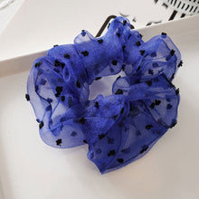 Load image into Gallery viewer, Sweet Embroidery Flowers Mesh Scrunchies Women