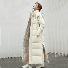 Load image into Gallery viewer, Thick down parka women with hood down jacket winterr coat cultivate morality fashion eiderdown hoodie with thick 805