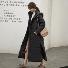 Load image into Gallery viewer, Thick down parka women with hood down jacket winterr coat cultivate morality fashion eiderdown hoodie with thick 805