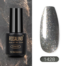 Load image into Gallery viewer, ROSALIND Nail Polish Red Nude Series Polish All For Manicure Nails Art Semi Permanent Gel UV LED Soff Off Hybrid Varnishes