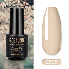Load image into Gallery viewer, ROSALIND Nail Polish Red Nude Series Polish All For Manicure Nails Art Semi Permanent Gel UV LED Soff Off Hybrid Varnishes