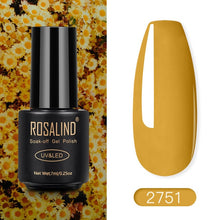 Load image into Gallery viewer, ROSALIND Nail Polish Red Nude Series Polish All For Manicure Nails Art Semi Permanent Gel UV LED Soff Off Hybrid Varnishes