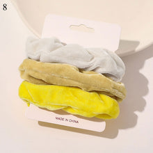 Load image into Gallery viewer, Scrunchies Hair Ring Candy Color Ties
