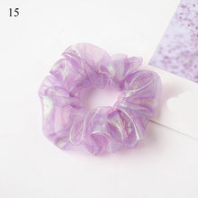 Load image into Gallery viewer, Sweet Embroidery Flowers Mesh Scrunchies Women