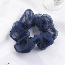 Load image into Gallery viewer, Sweet Embroidery Flowers Mesh Scrunchies Women