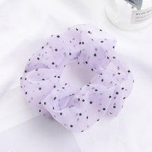 Load image into Gallery viewer, Sweet Embroidery Flowers Mesh Scrunchies Women