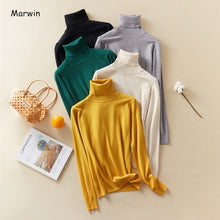 Load image into Gallery viewer, Marwin Solid Turn-Down Collar Pullovers