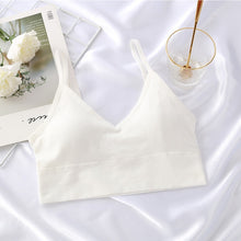 Load image into Gallery viewer, Women Tank Crop Top Seamless Sexy Lingerie With Removable Padded Camisole