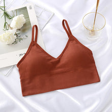 Load image into Gallery viewer, Women Tank Crop Top Seamless Sexy Lingerie With Removable Padded Camisole