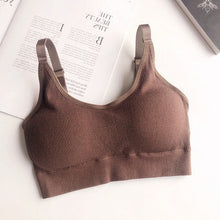 Load image into Gallery viewer, Women Tank Crop Top Seamless Sexy Lingerie With Removable Padded Camisole