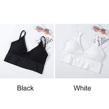 Load image into Gallery viewer, Women Tank Crop Top Seamless Sexy Lingerie With Removable Padded Camisole