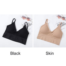 Load image into Gallery viewer, Women Tank Crop Top Seamless Sexy Lingerie With Removable Padded Camisole