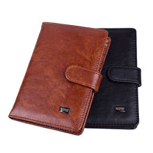 Load image into Gallery viewer, Travel Hasp Passport Holder Cover Leather Wallet Women Men Passports For Document Pouch Cards Case обложка на паспорт