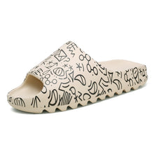 Load image into Gallery viewer, Luxury brand Indoor House Graffiti Slipper