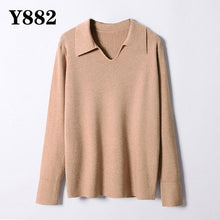 Load image into Gallery viewer, Aachoae Women Knitted Turtleneck Cashmere Sweater