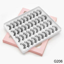 Load image into Gallery viewer, SEXYSHEEP 16/20 pairs 3D Mink Lashes Natural False Eyelashes Dramatic Volume Fake Lashes Makeup Eyelash Extension Silk Eyelashes