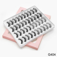 Load image into Gallery viewer, SEXYSHEEP 16/20 pairs 3D Mink Lashes Natural False Eyelashes Dramatic Volume Fake Lashes Makeup Eyelash Extension Silk Eyelashes