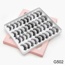 Load image into Gallery viewer, SEXYSHEEP 16/20 pairs 3D Mink Lashes Natural False Eyelashes Dramatic Volume Fake Lashes Makeup Eyelash Extension Silk Eyelashes