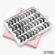 Load image into Gallery viewer, SEXYSHEEP 16/20 pairs 3D Mink Lashes Natural False Eyelashes Dramatic Volume Fake Lashes Makeup Eyelash Extension Silk Eyelashes