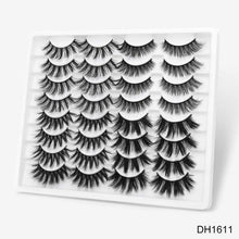 Load image into Gallery viewer, SEXYSHEEP 16/20 pairs 3D Mink Lashes Natural False Eyelashes Dramatic Volume Fake Lashes Makeup Eyelash Extension Silk Eyelashes