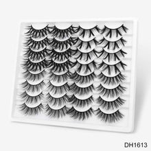 Load image into Gallery viewer, SEXYSHEEP 16/20 pairs 3D Mink Lashes Natural False Eyelashes Dramatic Volume Fake Lashes Makeup Eyelash Extension Silk Eyelashes