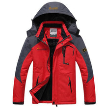 Load image into Gallery viewer, Winter Parka Men Windbreak Plus Velvet Thick Warm Windproof Fur Coats