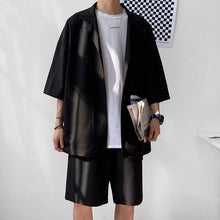 Load image into Gallery viewer, Korean Style Men's Shorts with Short Sleeves Suit