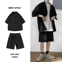 Load image into Gallery viewer, Korean Style Men's Shorts with Short Sleeves Suit