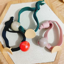 Load image into Gallery viewer, Women Hair Ropes Big Crystal Pearl Band for Fashion