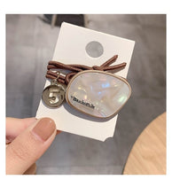 Load image into Gallery viewer, Women Hair Ropes Big Crystal Pearl Band for Fashion