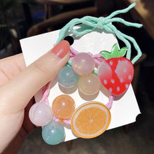 Load image into Gallery viewer, Women Hair Ropes Big Crystal Pearl Band for Fashion