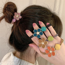Load image into Gallery viewer, Women Hair Ropes Big Crystal Pearl Band for Fashion