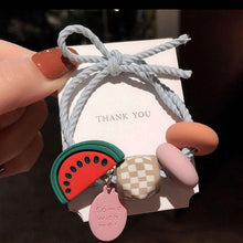 Load image into Gallery viewer, Women Hair Ropes Big Crystal Pearl Band for Fashion