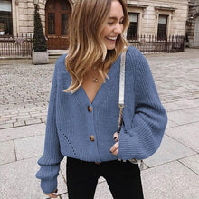 Load image into Gallery viewer, Zoki Women Knitted Cardigans Sweater