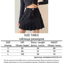 Load image into Gallery viewer, Rapcopter Women Jeans Skirts High Waist Pleated Zipper Mini