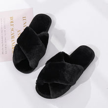 Load image into Gallery viewer, Winter Women House Slippers Faux Fur