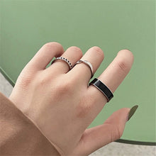 Load image into Gallery viewer, Hip-hop/Rock Metal Geometry Circular Punk Rings Set