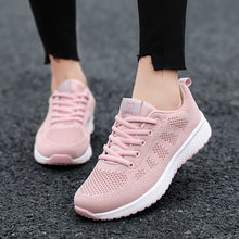 Load image into Gallery viewer, Sneakers Women Casual Lace-Up Mesh Light Breathable