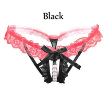 Load image into Gallery viewer, Female Underwear Lace Seamless Thongs Women's Pants Sexy Pearl G-String Women Crotchless Breathable Sleepwear Summer Cool