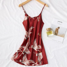 Load image into Gallery viewer, Women Rayon 2PCS Robe Set Lace Sexy Kimono Night Dress