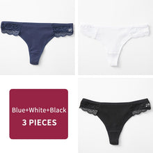 Load image into Gallery viewer, Women's Cotton G-String Thong Panties String Underwear Women Briefs Sexy Lingerie Pants Intimate Ladies Letter pink