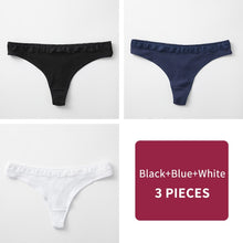 Load image into Gallery viewer, Women's Cotton G-String Thong Panties String Underwear Women Briefs Sexy Lingerie Pants Intimate Ladies Letter pink