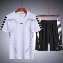 Load image into Gallery viewer, Casual Summer Short Sleeve Sport Set