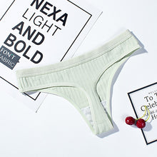 Load image into Gallery viewer, Sexy Lingerie Women's Cotton G-String Thong Panties String Underwear Women Briefs Pants Intimate Ladies Low-Rise 1 piece