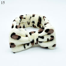 Load image into Gallery viewer, New Letter "OMG" Coral Fleece Soft Bow Headbands for women