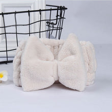 Load image into Gallery viewer, New Letter "OMG" Coral Fleece Soft Bow Headbands for women