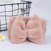 Load image into Gallery viewer, New Letter "OMG" Coral Fleece Soft Bow Headbands for women